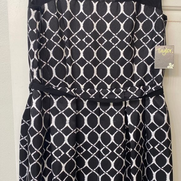 Taylor Dresses & Skirts - Taylor Black & White  A-Line Dress